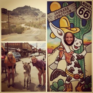 Girls at Oatman