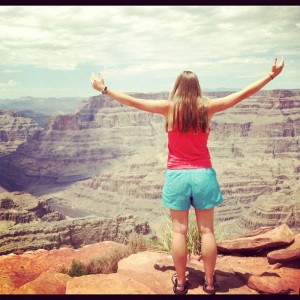 Kaity at Grand Canyon