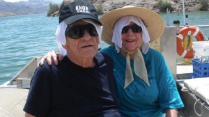 Tom & Merla on Boat