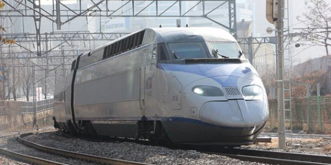 What's the latest on the passenger train that is to run between the L. A. area and Las Vegas?