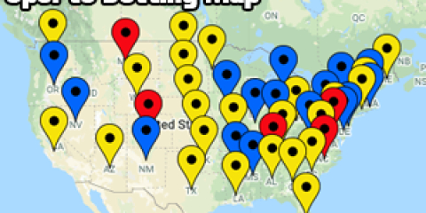 Sports Betting Map