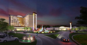 Mohegan Palmer night