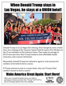 Trump flyer