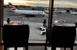 British Airways Lounge at Boston (BOS)