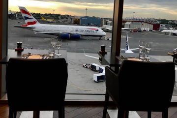 British Airways Lounge at Boston (BOS)