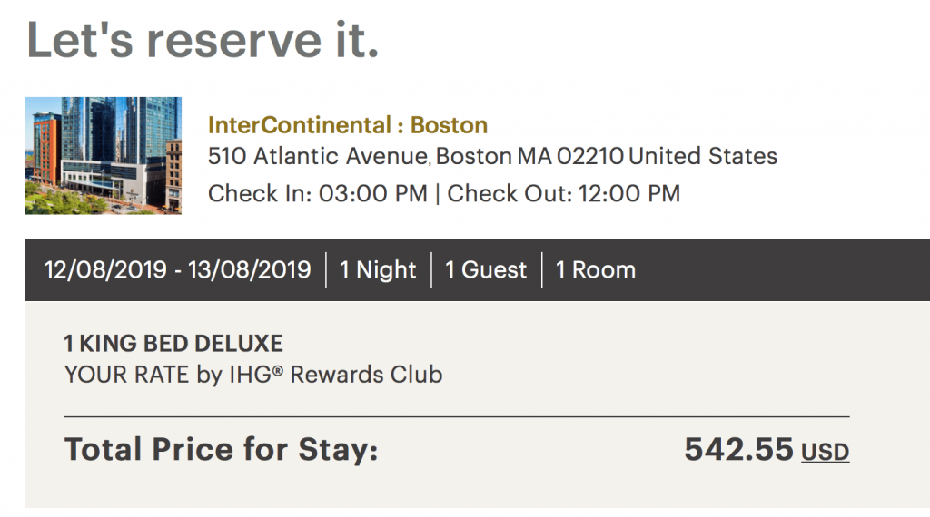 free night award travel Buy IHG Rewards Club Points