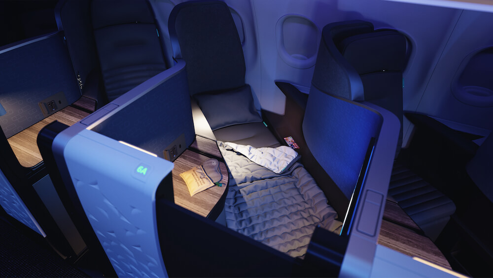 JetBlue London Vegas - Mint Suitesleep